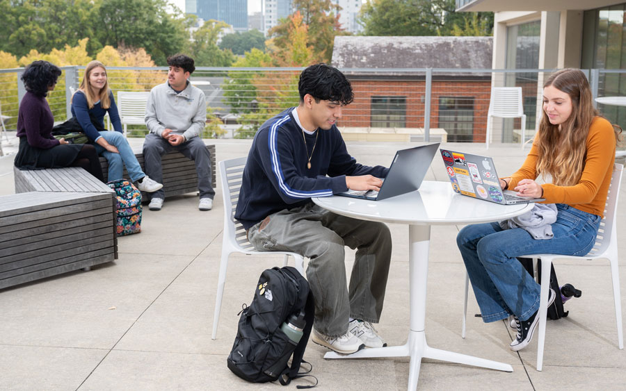 Students on Georgia Tech Campus